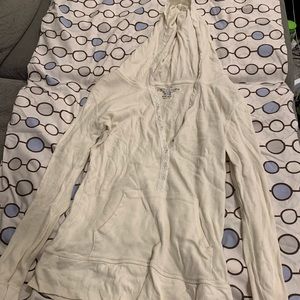 Off White Long Sleeve Hoodie Shirt 💚